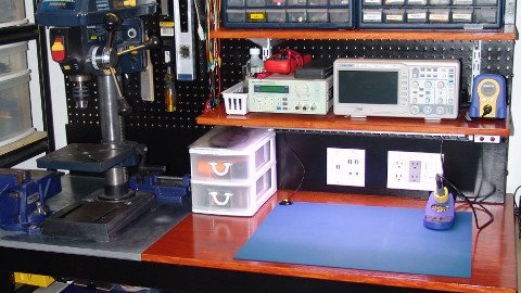 DIY electronics workbench